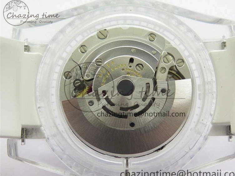 MiroTime 0116 Submariner Phantomlab Transparent KZF Best Edition Black Dial on White Rubber Strap VR StreetReady 2567